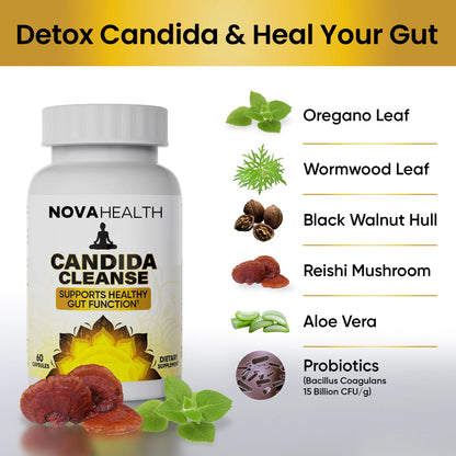 ORGANIC 30 DAY CANDIDA DETOX & GUT CLEANSE